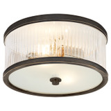 Flush Mounts Drum Shade by Visual Comfort Signature ( 268 | AH 4200BZ-FG Randolph ) 