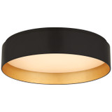 Flush Mounts Drum Shade by Visual Comfort Signature ( 268 | S 4042BLK Shaw ) 