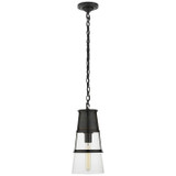 Mini Pendants Glass Down by Visual Comfort Signature ( 268 | TOB 5752BZ-CG Robinson ) 