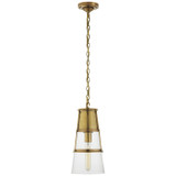 Mini Pendants Glass Down by Visual Comfort Signature ( 268 | TOB 5752HAB-CG Robinson ) 