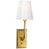 Sconces Single Candle by Visual Comfort Signature ( 268 | TOB 2190HAB-WG Hulton ) 