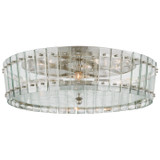 Flush Mounts Drum Shade by Visual Comfort Signature ( 268 | S 4652PN-AM Cadence ) 