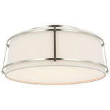 Flush Mounts Drum Shade by Visual Comfort Signature ( 268 | S 4687PN-L/FA Callaway ) 