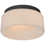 Flush Mounts Glass Down by Visual Comfort Signature ( 268 | BBL 4092BLK-WG Halo ) 
