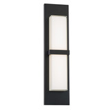 Exterior Wall Mt./Flush by W.A.C. Lighting ( 34 | WS-W21122-40-BK Bandeau ) 