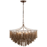 Mid. Chandeliers Empire/Basket by Visual Comfort Signature ( 268 | JN 5130ABL Vacarro ) 