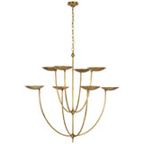 Mid. Chandeliers Metal Shade by Visual Comfort Signature ( 268 | TOB 5785HAB Keira ) 