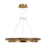 Mid. Chandeliers Ring/Halo by Visual Comfort Modern ( 182 | 700GRC36NBW-LED930 Grace ) 