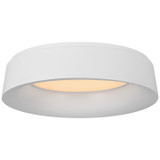 Flush Mounts Drum Shade by Visual Comfort Signature ( 268 | BBL 4096WHT Halo ) 