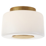 Semi-Flush Mts. Drum Shade by Visual Comfort Signature ( 268 | BBL 4105SB-WG Acme ) 