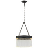 Mini Chandeliers Glass Shade by Visual Comfort Signature ( 268 | S 5171BZ-CG Menil ) 