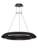 Large Chandeliers Ring/Halo by Visual Comfort Modern ( 182 | SLCH55827WBKBZ Noa ) 