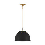 Pendants Metal Shade by Visual Comfort Studio ( 454 | TP1181MBKBBS Robbie ) 