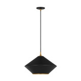 Pendants Metal Shade by Visual Comfort Studio ( 454 | TP1221MBKBBS Stanza ) 