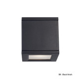 Exterior Wall Mt./Flush by W.A.C. Lighting ( 34 | WS-W2504-BK Rubix ) 