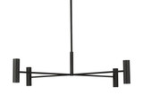Mid. Chandeliers Metal Shade by Visual Comfort Modern ( 182 | SLCH57030B Ponte ) 