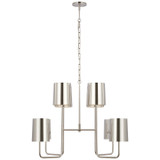 Mid. Chandeliers Candle by Visual Comfort Signature ( 268 | BBL 5083PN-PN Go Lightly ) 