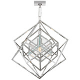 Foyer/Hall Lanterns Open Frame by Visual Comfort Signature ( 268 | KW 5020PN-CG Cubist ) 