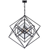 Foyer/Hall Lanterns Open Frame by Visual Comfort Signature ( 268 | KW 5021AI-CG Cubist ) 