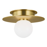 Flush Mounts Exposed Lamps by Visual Comfort Studio ( 454 | KF1001BBS Nodes ) 