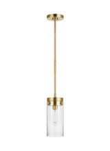 Pendants Glass Down by Visual Comfort Studio ( 454 | CP1001BBS Garrett ) 