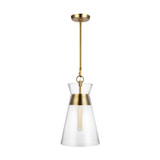 Mini Pendants Glass Down by Visual Comfort Studio ( 454 | CP1021BBS Atlantic ) 