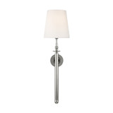 Sconces Single Candle by Visual Comfort Studio ( 454 | TW1021PN Capri ) 