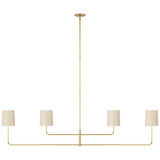 Linear/Island 4 Light + by Visual Comfort Signature ( 268 | BBL 5087SB-CW Go Lightly ) 