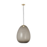 Pendants Glass Down by Visual Comfort Modern ( 182 | 700TDKPR17KNB-LED927 Kapoor ) 