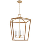 Foyer/Hall Lanterns Open Frame by Visual Comfort Signature ( 268 | CHC 5881AB/NRT Darlana Wrapped ) 