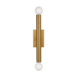 Sconces Double Glass by Visual Comfort Studio ( 454 | TW1122BBS Beckham Modern ) 