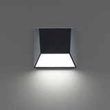 Exterior Wall Mt./Flush by W.A.C. Lighting ( 34 | WS-W27106-35-BK Atlantis ) 