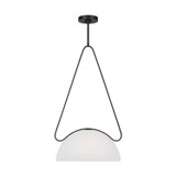 Pendants Glass Down by Visual Comfort Studio ( 454 | KP1161MBK Nido ) 