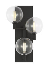 Sconces Triple Glass by Visual Comfort Modern ( 182 | 700WSGMBTCB-LED927 Gambit ) 