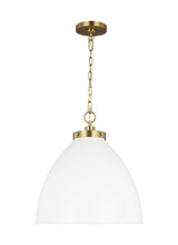Pendants Metal Shade by Visual Comfort Studio ( 454 | CP1301MWTBBS Wellfleet ) 
