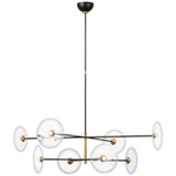 Large Chandeliers Glass Shade by Visual Comfort Signature ( 268 | S 5694AI/HAB-CG Calvino ) 