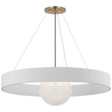 Large Chandeliers Glass Shade by Visual Comfort Signature ( 268 | WS 5001HAB/WHT-WG Arena ) 
