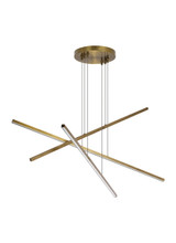 Large Chandeliers Geometric/Linear by Visual Comfort Modern ( 182 | 700LSESN3R-LED930 Essence Trio ) 