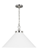 Pendants Metal Shade by Visual Comfort Studio ( 454 | CP1311MWTPN Wellfleet ) 