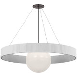 Large Chandeliers Glass Shade by Visual Comfort Signature ( 268 | WS 5002BZ/WHT-WG Arena ) 