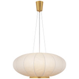 Pendants Fabric Shade by Visual Comfort Signature ( 268 | BBL 5123SB-RP Paper Moon ) 