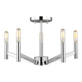 Semi-Flush Mts. Candle by Visual Comfort Studio ( 454 | 7724305-05 Vector ) 