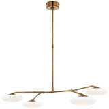 Large Chandeliers Geometric/Linear by Visual Comfort Signature ( 268 | CD 5014SB-WG Brindille ) 