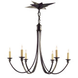 Mid. Chandeliers Candle by Visual Comfort Signature ( 268 | SC 5001BZ Venetian ) 