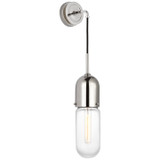 Sconces Single Glass by Visual Comfort Signature ( 268 | TOB 2645PN-CG Junio ) 