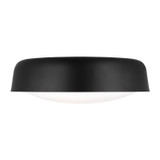 Flush Mounts Metal Shade by Visual Comfort Studio ( 454 | KSF1102MBK Draper ) 