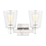Bathroom Fixtures Two Lights by Visual Comfort Studio ( 454 | CV1032PN Alessa ) 