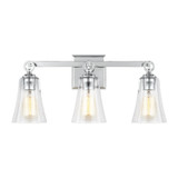 Bathroom Fixtures Three Lights by Visual Comfort Studio ( 454 | VS24703CH Monterro ) 