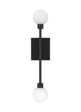 Sconces Double Glass by Visual Comfort Modern ( 182 | 700WSMRAB-LED927-277 Mara ) 