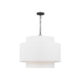 Pendants Drum Shade by Visual Comfort Studio ( 454 | KSP1043MBK Sawyer ) 